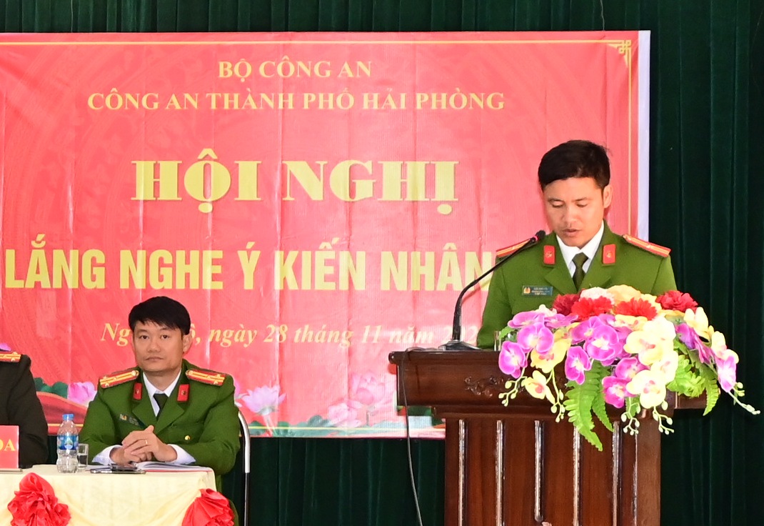 Công an xã Nghĩa Lộ (Cát Hải): Nắm chắc tình hình về trật tự, an toàn xã hội